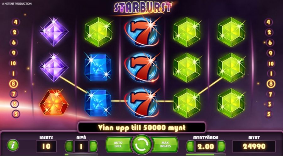 sverigeautomaten free spins starburst