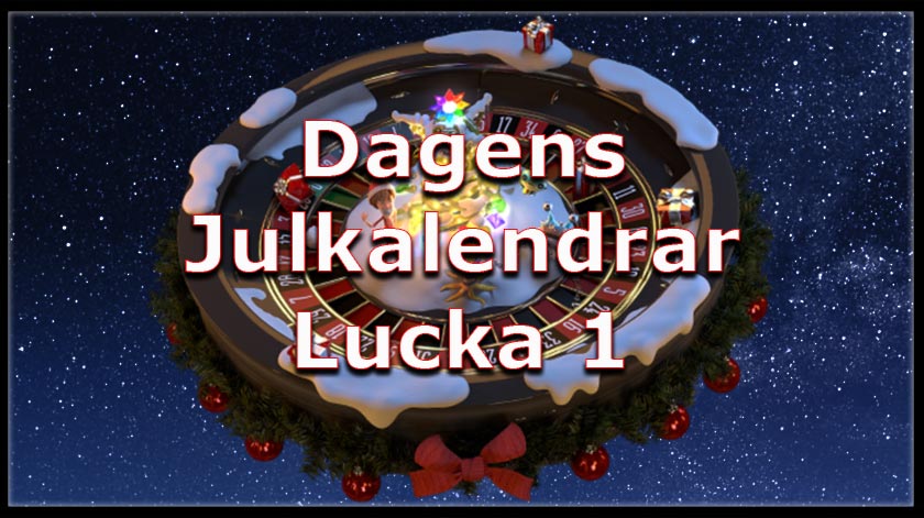 Lucka nummer 1, slotspel och julkalendrar