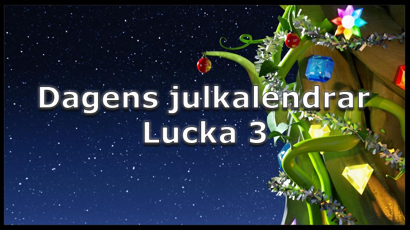Vinn stort i dagens julkalender lucka 3