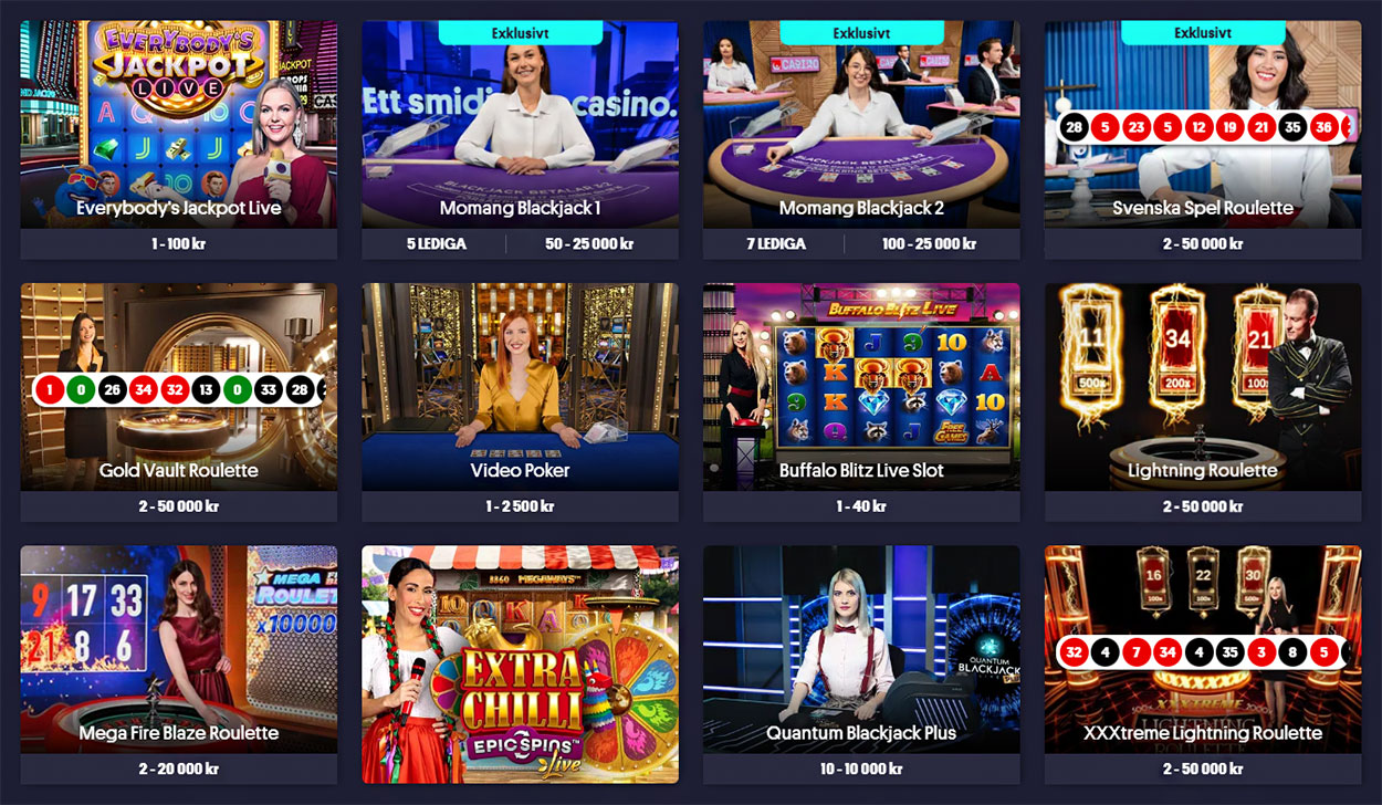 Momang casino live casino